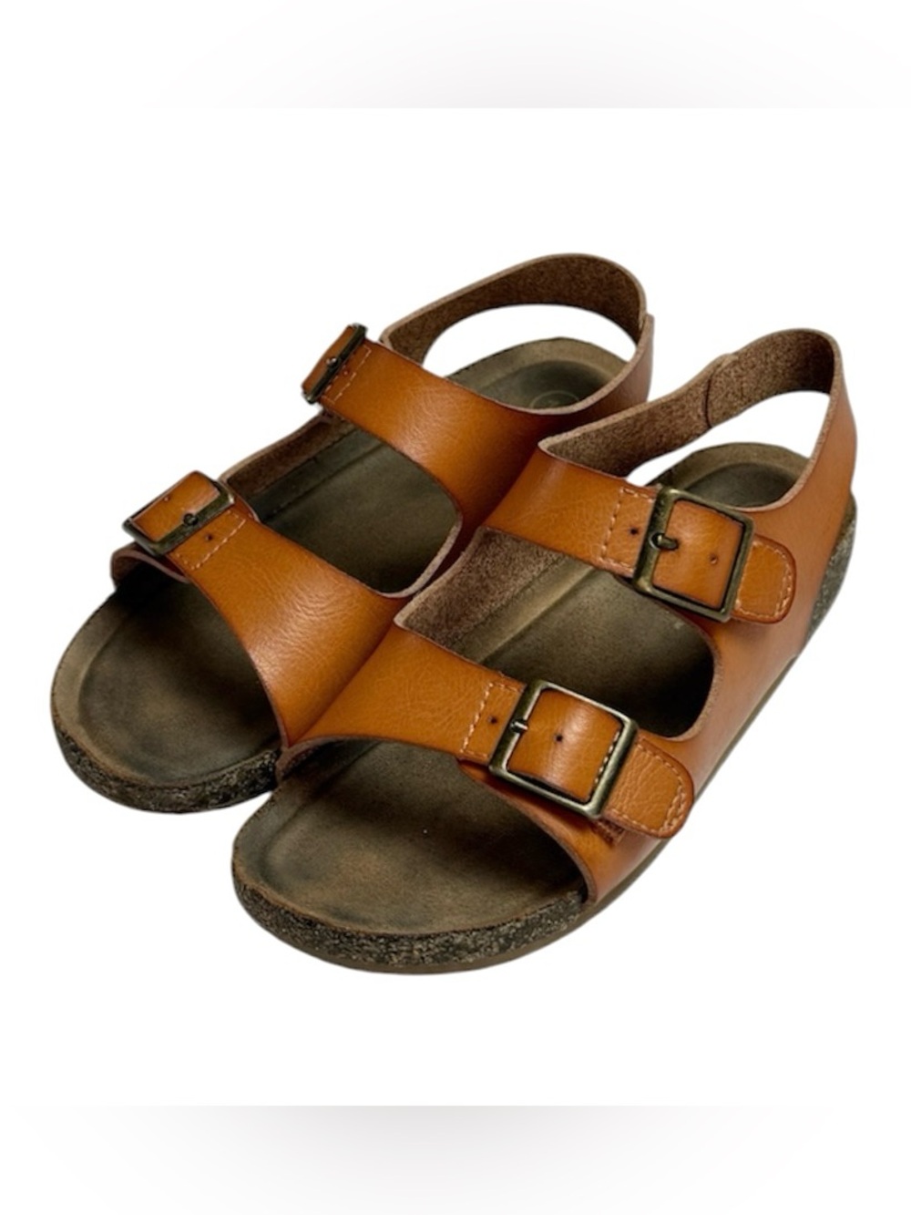 Cat & Jack Reagan Buckle Sandals Cognac 11